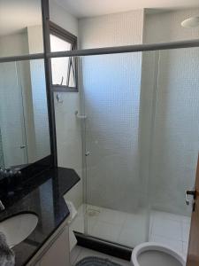 Et badeværelse på Paradise facing the sea - praia dourada