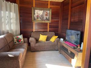 Posezení v ubytování Casa em Penha - Armação-Itapocoroy