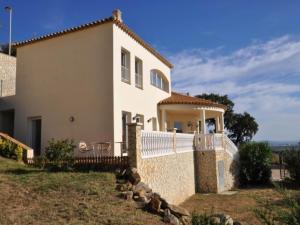 Bygningen som feriehuset ligger i