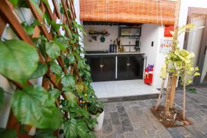 Kuchyň nebo kuchyňský kout v ubytování Trăng Non Homestay