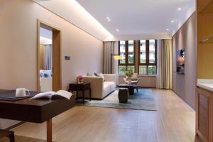 Posezení v ubytování Sanya Han's Grace Hotel