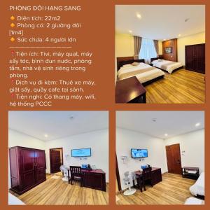 Postel nebo postele na pokoji v ubytování Nam Xuan Premium Hotel