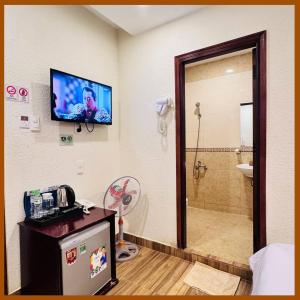 Koupelna v ubytování Nam Xuan Premium Hotel