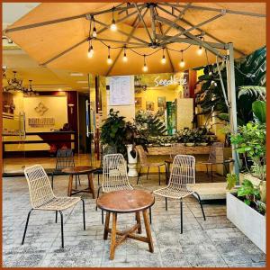Posezení v ubytování Nam Xuan Premium Hotel