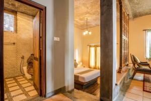 Postel nebo postele na pokoji v ubytování New Villa - Nugaliyadda