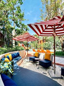 Χώρος καθιστικού στο Cabanas huahin