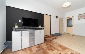 Televízia a/alebo spoločenská miestnosť v ubytovaní Cozy Apartment In Benkovac With Wifi