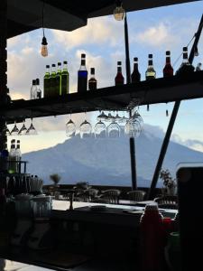 Nápoje v ubytování Caldera Hotel & Restaurant