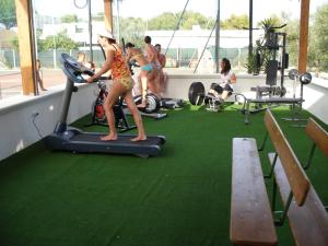 Fitness centrum a/nebo fitness zařízení v ubytování Villaggio San Pablo