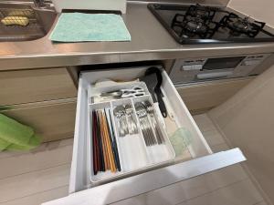 Dapur atau dapur kecil di 白浜温泉付き貸別荘c-23