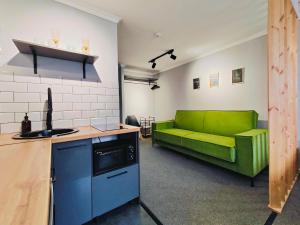 Η κουζίνα ή μικρή κουζίνα στο The Apartments 95 Идеально для туризма и деловых командировок