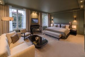 Cama ou camas em um quarto em Hotel Bayerischer Hof