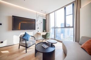 EVEN Hotel 上海金桥逸衡酒店的休息区