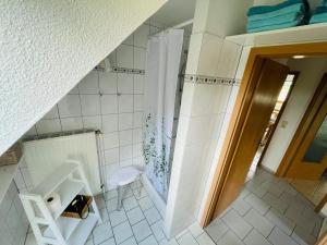 Ένα μπάνιο στο Ferienhaus Feldgeflüster