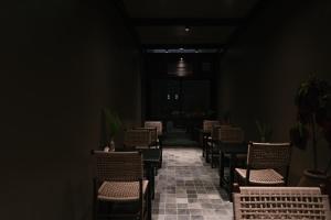Posezení v ubytování TOKI Ecolodge Cao Răm