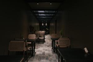 Posezení v ubytování TOKI Ecolodge Cao Răm