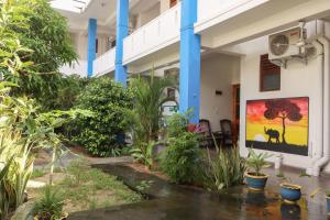 Zahrada ubytování Canggu Surf Hotel