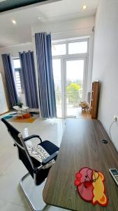 Χώρος καθιστικού στο Marble Mountain Homestay - Earth Element