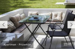 Posezení v ubytování Maya apartments Hanioti + 37 fotografií