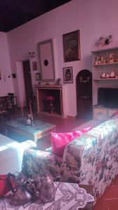 A seating area at Suite Dimora Lucrezia