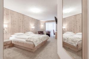 Katil atau katil-katil dalam bilik di Hotel Gurglhof Superior