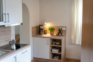 Kuchyň nebo kuchyňský kout v ubytování Dorfapartment Achensee