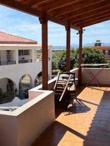 A balcony or terrace at Vias