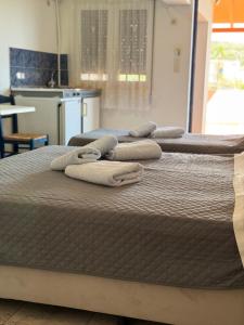 A bed or beds in a room at Vias