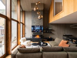 Posezení v ubytování Penthouse 2 hijas 4-BR