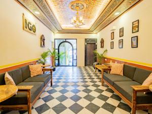 Posezení v ubytování The Hosteller Jaipur, Hathroi + 12 fotografií