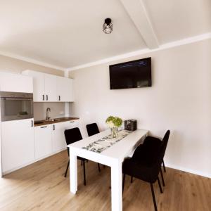 Kuchyň nebo kuchyňský kout v ubytování Garten-Apartment Wurzinger