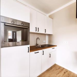Kuchyň nebo kuchyňský kout v ubytování Garten-Apartment Wurzinger