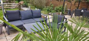 Khu vực ghế ngồi tại Ferienwohnung Müller