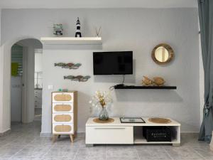 TV a/nebo společenská místnost v ubytování Villa Valentina