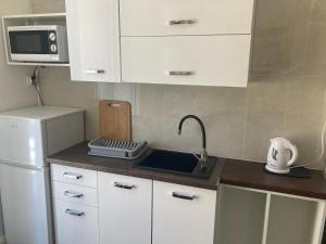 Kuchnia lub aneks kuchenny w obiekcie Leonia- Apartamenty i Pokoje Gościnne