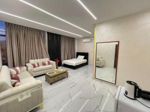 Jerash Hotel的休息区