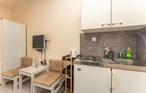 Кухня или мини-кухня в Gorgeous Apartment In Biograd Na Moru
