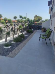 A garden outside Bee life apts, Sweet house