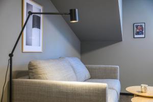 Istumisnurk majutusasutuses Blomlöfs Hotell Saltö