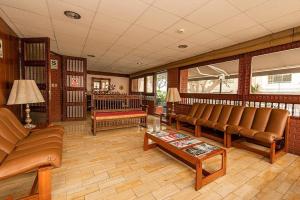 Uma área de estar em Hotel El Marqués