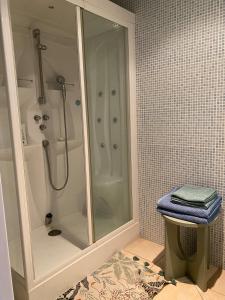 Koupelna v ubytování Appartement cosy à Eymet