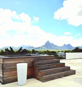 Üldine mäevaade või majutusasutusest Superbe appartement avec vue mer et montagnes. pildistatud vaade