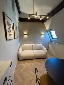 Posezení v ubytování Luxury Studio Parc Monceau