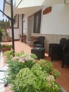 A seating area at B&B Casa Augello