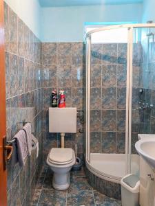 Koupelna v ubytování Apartmani Branko