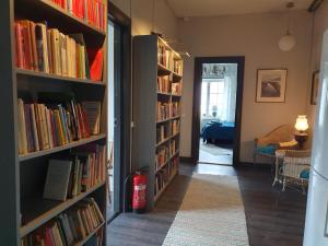 Knihovna v bed and breakfast