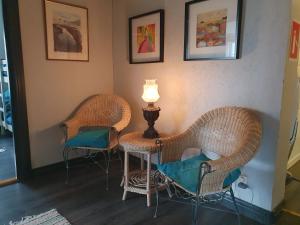 Posezení v ubytování Ekeliden B&B