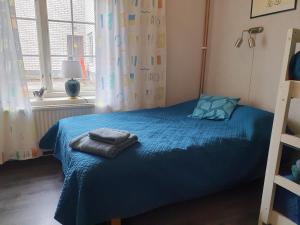 Postel nebo postele na pokoji v ubytování Ekeliden B&B