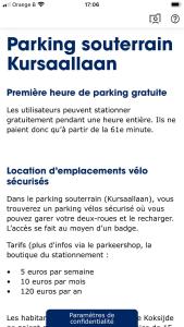 a screenshot of a cell phone screenshot of a pairing questionnaire at Emmène moi voir la mer in Koksijde