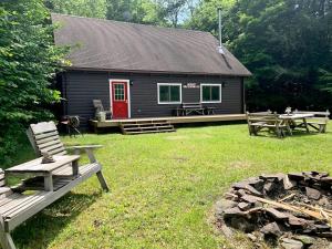 Κήπος έξω από το Dry Brook Cabin minutes to Belleayre